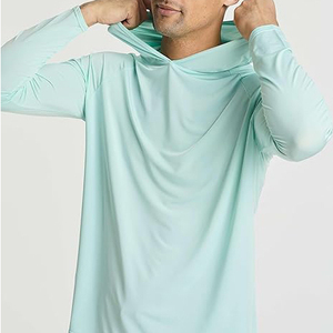 Camisas de Pesca Largas de Fibra de Bambú, Secado Rápido, Transpirables, Impermeables, Anti-UV 50+, Antibacterianas, Resistentes al Viento, Tallas Grandes, Personalizadas, Venta al Por Mayor - Product Image 5