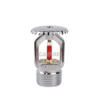 Tête de sprinkler d'incendie K5.6, ampoule en verre 5 mm, type vertical/suspendu/mural 68 ° Système d'extinction d'incendie C Fire Sprinkler