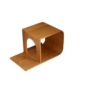 Solid Wood Multi Layer Cat Tree With Enclosed Bed And <b>Scratching</b> <b>Posts</b> For Cats - Product Image 5