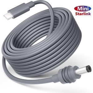 Cho Starlink <span class=keywords><strong>Mini</strong></span> <span class=keywords><strong>USB</strong></span> Type-C Để DC Cáp Điện 2M 3M 5M Ngoài Trời Không Thấm Nước Pd Sạc 100W 65W 5A 20V Type-C Để DC Cáp - Product Image 1