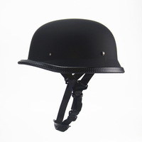 Casque de protection pour moto avec doublure en couche tampon EPS, unisexe, style allemand, casque vintage classique