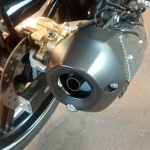 Silenciador de fibra de carbono <span class=keywords><strong>MOS</strong></span> de alta calidad de fábricas chinas-cubierta de tapa para motocicleta YAMA XMAX 250 / 300 - Product Image 5