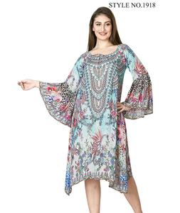 Robes décontractées élégantes pour femmes 100 coton décolleté asymétrique élégant parfait pour un style doux et quotidien - Product Image 2