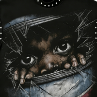 Camiseta sin mangas vintage para hombre, 300 g/m², con remaches, estampado gráfico de retrato, cuello redondo, estilo casual, venta al por mayor