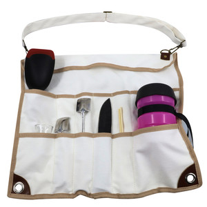 Outdoor Camping Canvas Cutlery Storage Bag Foldable Hanging Cookware Organizer For Camping - Product Image 3