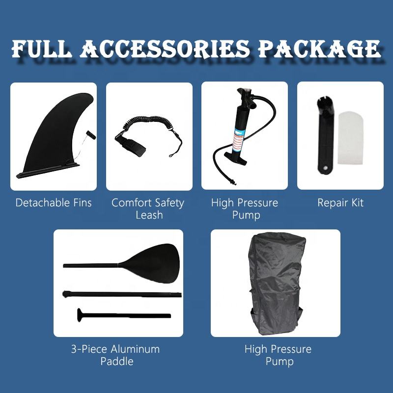 Paddle Boding Drop Stitch Inflatable Paddle Board for Touring Fitness Leisure and ...