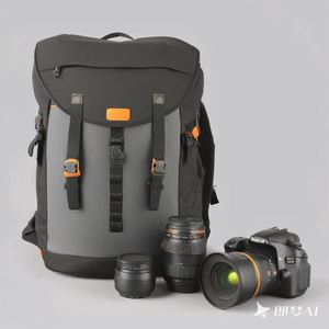 Bolsa de Cámara Impermeable OEM de Fábrica BSCI, Mochila para Portátil de Viaje, Bolsas de Cámara de Cuero Populares para Fotografía - Product Image 5