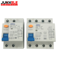 Tipo AC/AC RCCB 2P 4P 25A 40A 63A 80A 100A 30mA 100mA 300mA RCCB interruptor de circuito de corriente Residual