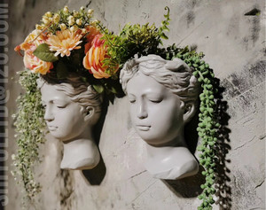 Decorazione Moderna per <span class=keywords><strong>la</strong></span> Casa Statuetta della Dea Venere in Stile Nordico Europeo Vaso per Fiori in Cemento - Product Image 5