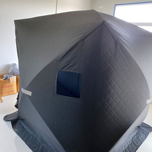 Tùy chỉnh OEM di động ngoài trời tắm hơi lều cho 3-4 người với bếp Jack bật lên mùa đông cắm trại tắm hơi lều - Product Image 4