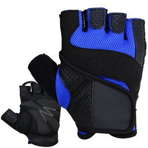 Gants de musculation pour hommes de qualité supérieure avec logo personnalisé, en cuir PU antidérapant et respirant pour l'entraînement en salle de sport - Product Image 3