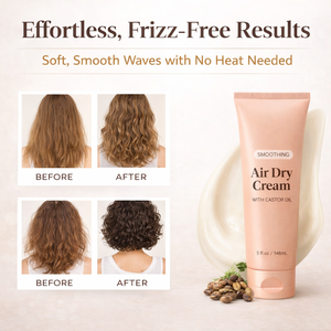 Crème lissante pour <span class=keywords><strong>cheveux</strong></span> à séchage à l'air |   Crème coiffante anti-frisottis à l'huile <span class=keywords><strong>de</strong></span> ricin et <span class=keywords><strong>de</strong></span> noix <span class=keywords><strong>de</strong></span> coco |   Améliorateur <span class=keywords><strong>de</strong></span> texture léger - Product Image 4