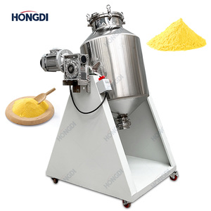 เครื่องผสมผงอุตสาหกรรมแบบมีมอเตอร์เกียร์ สเตนเลสสตีลประสิทธิภาพสูง ความจุ 200 ลิตร สำหรับอาหารและสารเคมี - Product Image 1