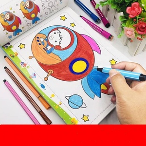 Ensemble de livres de coloriage pour enfants et adultes, Service d'impression, <span class=keywords><strong>livre</strong></span> de coloriage personnalisé, dessin animé, vente en gros, chine - Product Image 5