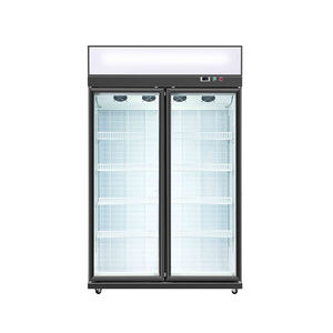 Réfrigérateur avec porte verrouillable Cocas Colas Affichage Réfrigérateur Réfrigérateur Équipement de réfrigération de supermarché commercial - Product Image 1