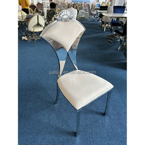 Mới Nhất Hoàng Gia Bạc Thép Không Gỉ Hội Trường Khách Sạn Đám Cưới Tổ Chức Sự Kiện Comercial Ghế Dành Cho Người Lớn Đảng Ghế Vàng Ghế Bên Hoặc Khóa - Product Image 4