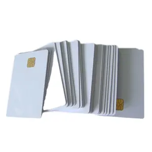 Chip Blank Card SLE4442 Chip Cards With HiCo 3 Track Magnetic Stripe