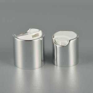 Tapas Qianqiu regulares y prensadas doradas y plateadas brillantes Tapa superior de disco Lavar y proteger Plástico de aluminio Acabado mate y brillante - Product Image 4