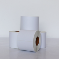 Rouleau d'étiquettes d'expédition thermiques imperméables 4"x6" autocollantes vierges compatibles avec les imprimantes Zebra, Brother et Munbyn