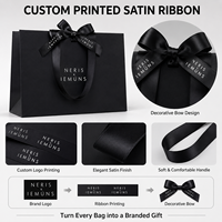 . Sacs cadeaux en papier personnalisés pour salon de thé avec poignées en ruban, impression offset, 300 g/m², écologiques, pour le thé en vrac, vente au détail et en gros