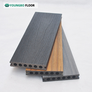 Planches de terrasse WPC co-extrudées de haute qualité, solides, anti-corrosion et antidérapantes pour l'extérieur, la cour, la villa, le jardin, le <span class=keywords><strong>parc</strong></span> - Product Image 2
