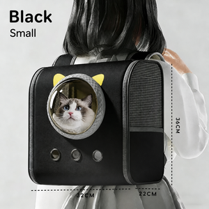 <span class=keywords><strong>Zaino</strong></span> Trasportino per Animali Domestici Furrivo Space Capsule con 4 Prese d'Aria, Traspirante, Lavabile, Pieghevole, Leggero, Borsa da Viaggio per Gatti di Piccola Taglia - Product Image 2