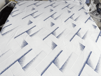 Tissu de matelas en polyester tricoté jacquard durable, motif personnalisé, textile pour la fabrication de matelas en gros