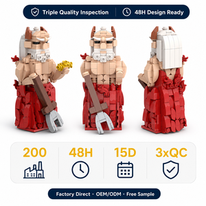 Set di Costruzioni Culturali: Blocchi da Collezione <span class=keywords><strong>Avatar</strong></span> in Posizione Fissa, Giocattolo da Assemblare Fai-da-te, Set di Blocchi da Costruzione per Ordini all'Ingrosso - Product Image 1