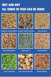 Machine à granulés d'aliments pour animaux à moteur diesel, pour la production de maïs, la fabrication de granulés de fourrage, usage domestique, prix le plus bas, directement de l'usine - Product Image 2