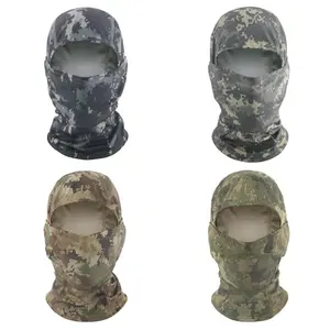 Masque complet tactique de camouflage cagoule pour le cyclisme, le vélo et la moto casquettes anti-poussière masque de ski foulard