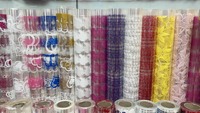 Papier d'emballage pour fleurs en cellophane en rouleau d'impression Opp 2023