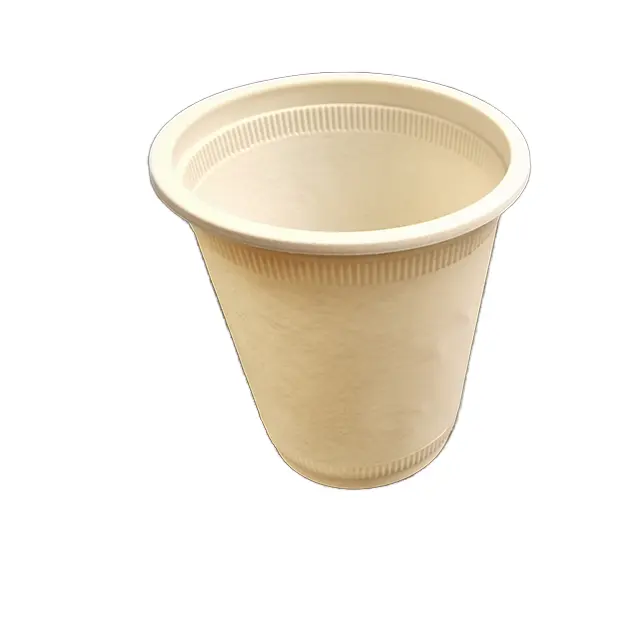 Tasse à café jetable en bambou, personnalisable, 100%, dégradable et écologique