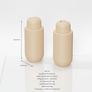 Choebe 100ml 300ml HDPE Kunststoff Matt Soft-Touch Hautpflege Disc-Top-Verschluss Flasche Verpackung für Shampoo und Duschgel - Product Image 3