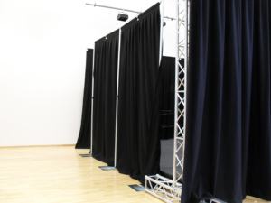 Tubo <span class=keywords><strong>de</strong></span> aleación <span class=keywords><strong>de</strong></span> aluminio ajustable para interiores, accesorio <span class=keywords><strong>de</strong></span> color negro, fácil <span class=keywords><strong>de</strong></span> llevar - Product Image 2