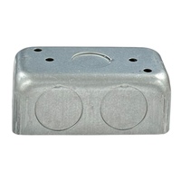 Caja de Conexiones de Acero Galvanizado Personalizada de Alta Gama, 7 Orificios, 3.5x2x1.5 Pulgadas, Rectangular, Duradera, Anticorrosión, Resistente al Fuego