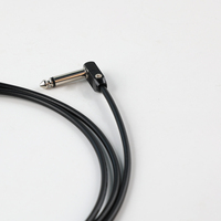 Haute Qualité DIY New 6.35mm Soudure 1/4 pouces Connecteur L angle Droit TS 6.35MM Plug Pour Guitare