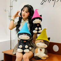 Peluche chat grincheux mignon, jouet en peluche chaton à expression amusante, pour la vente en gros, les magasins de cadeaux et les importateurs