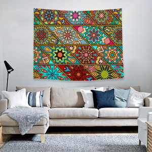 تصميم مخصص الجاكار ماندالا الجدار شنقا النسيج الأرجواني الهبي مخدر <span class=keywords><strong>Trippy</strong></span> النسيج لغرفة النوم - Product Image 5