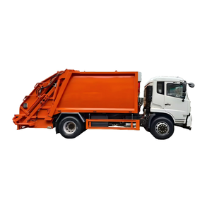 Xe tải rác nén phía sau 9 M với hộp số tay 4x2 động cơ diesel Euro 3 để thu gom rác - Product Image 3