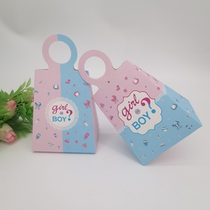 24 pièces révélation de sexe garçon ou fille boîte à bonbons personnalisée drôle révélation de sexe fournitures de décoration de fête révélation de sexe cadeaux pour les invités - Product Image 1