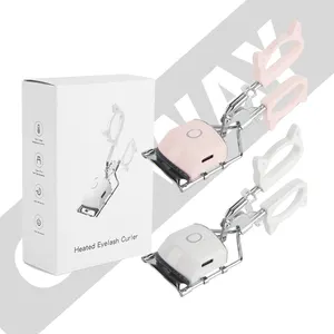 Eyelash Curler Heated Suitable 2 Temperature Control Memory Rechargeable Heating Eyelash Clip For All Eyelashes