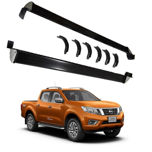 JOESHIER High Quality Luxury Full <b>Set</b> Aluminum Alloy Off-Road Side Steps Running Board <b>Screw</b> Fixing OEM Protection NISSIA NAVARA - Product Image 1