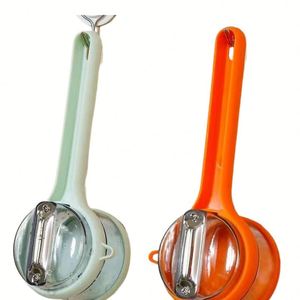 Nouveau Couteau à Planer Manuel Multifonctionnel Moderne pour Fruits et Légumes, avec Récipient de Rangement, en Matériau PP, pour Usage Domestique - Product Image 5