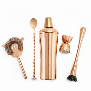 Cocktail Shaker Set 5 Pièces En Acier Inoxydable Barman Kit Professionnel Martini Mélange Barman Kit Combinaison Élégant Maison - Product Image 1