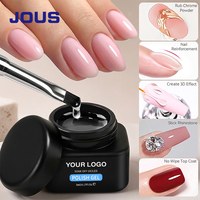 Colle à ongles transparente sans essuyage Gel UV LED 3D pour nail art et strass, Fabricant de vernis à ongles UV avec logo personnalisé, Vente en gros