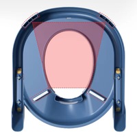 Siège d'appoint pliant antidérapant pour toilettes de bébé, marchepied pour enfants, siège de toilette pour garçons et filles, pot pour bébé