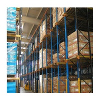 Rayonnage à palettes métallique pour entrepôt, système de rayonnage à palettes, étagères robustes, unité de rayonnage pour le stockage de marchandises