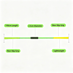 Bastón <span class=keywords><strong>de</strong></span> Impacto para Entrenamiento <span class=keywords><strong>de</strong></span> Swing <span class=keywords><strong>de</strong></span> <span class=keywords><strong>Golf</strong></span>, 110 cm, 0.35 kg, PC+EXA+Plástico, para Entrenamiento <span class=keywords><strong>de</strong></span> Ritmo y Tempo en Interiores/Exteriores, Ayuda <span class=keywords><strong>de</strong></span> Resistencia Ajustable - Product Image 4