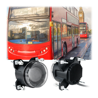 ECE R112 90mm Led Bus Phare 35W High Beam avec Parking Light pour Bus Kenworth Truck Led Sealed Beam Lamp