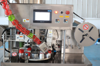 Machine d'étiquetage automatique de 5 gallons, machine de filmage d'autocollants pour bouchons de bouteilles d'eau de 20 litres